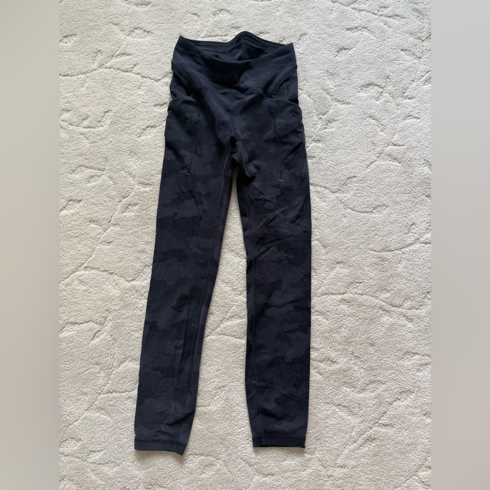 lululemon athletica Black Camo Leggings